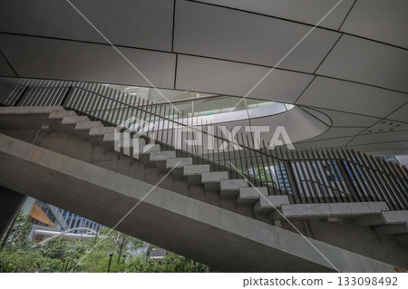 Oct 29 2025 Concrete Staircase With Metal Railings Inside a Sleek Architectural Oct 29 2025 Concrete Staircase With Metal Railings Inside a Sleek Architectural 133098492