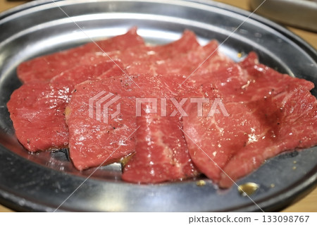 Japanese black beef yakiniku (loin) Japanese black beef yakiniku (loin) 133098767