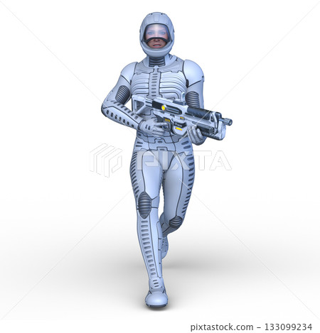 Cyber warrior 133099234