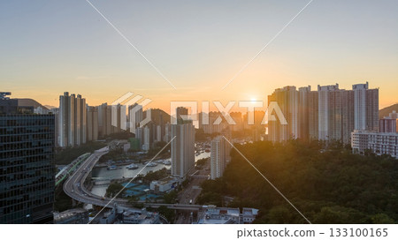 Nov 8 2025 Aberdeen and Ap Lei Chau Waterfront Urban Contrast 133100165