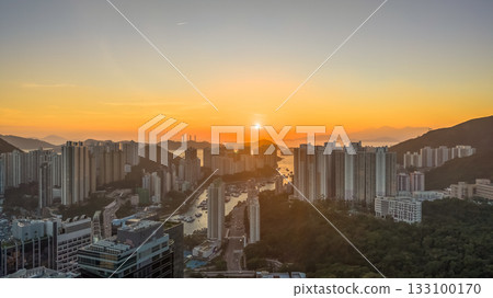 Nov 8 2025 Aberdeen and Ap Lei Chau Waterfront Urban Contrast 133100170