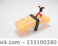 Mini Figure Standing on Tamago Nigiri Sushi Strapped 133100380