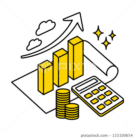 Money related isometric illustrations / vectors Money related isometric illustrations / vectors 133100654