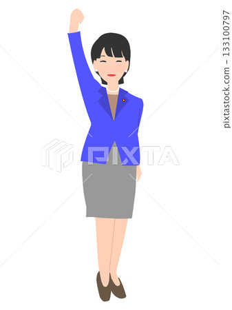 Female leader 133100797