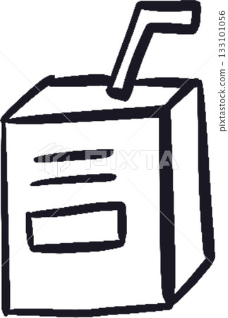 Hand drawn food and drinks. Design elements 133101056