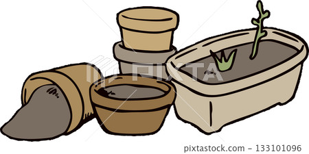 花盆和種植箱 133101096