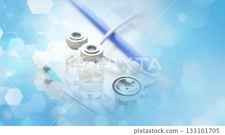 醫學與研究概念：藥物與抽象背景 133101705