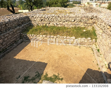 Religious courtyard remains at Jandial Taxila Pakistan Religious courtyard remains at Jandial Taxila Pakistan 133102008