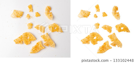 Ghost Chips, Halloween Snack, Funny Fastfood, Spooky Potato Chips Ghost Chips, Halloween Snack, Funny Fastfood, Spooky Potato Chips 133102448