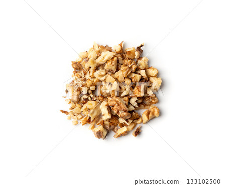 Chopped wallnut , broken roasted walnuts powder, heap of nuts crumbs, whole kernel pieces Chopped wallnut , broken roasted walnuts powder, heap of nuts crumbs, whole kernel pieces 133102500