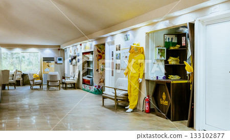 Beekeeper working collect honey. Beekeeping concept. 133102877