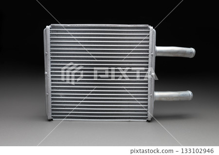 The radiator of the car interior heater. Auto spare parts 133102946