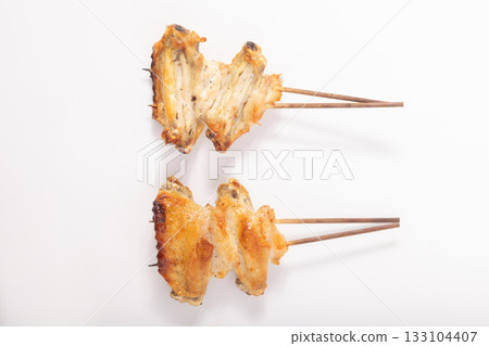 Ikada Skewers Grilled with Salt (Chicken Wings) 133104407