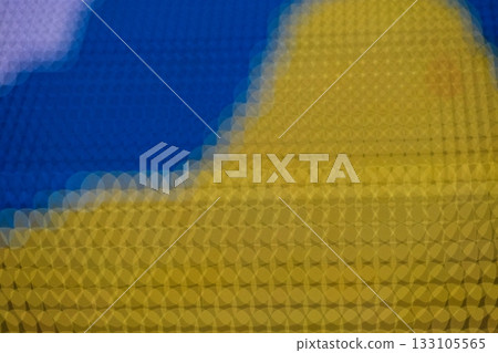 Geometric patterns of blurred LED lighting 133105565