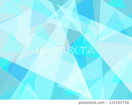 Blue triangle geometric pattern background 133105758