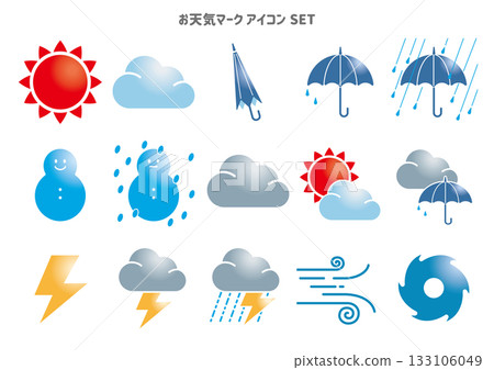 簡易天氣圖示集 4C 簡易天氣圖示集 4C 133106049