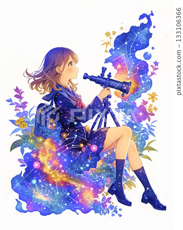 一個女孩沉迷於思想 一個女孩沉迷於思想 133106366