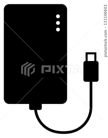Mobile battery flat icon Mobile battery flat icon 133106603