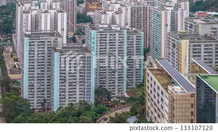 Colorful Facades of Choi Hung Estate Hong Kong Nov 1 2025 133107120