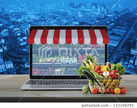 Online shopping concept, Generative AI Online shopping concept, Generative AI 133108785