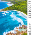 Anse Cocos - one of the most beautiful beach of Seychelles. La Digue Island, Seychelles 133109075