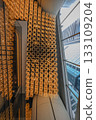 Oct 29 2025 Golden Honeycomb Wall Installation With Repeating Square Opening 133109204