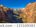Pine Creek Canyon Overlook in Zion National Park, Utah 133109383