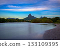 Rempart Mountain View from Tamarin Beach, Mauritius 133109395