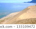 Sea of Japan seen from Tottori sand dune 133109472