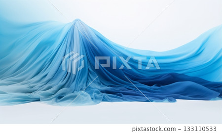 Enchanting blue gradient, hues dance tells story 133110533