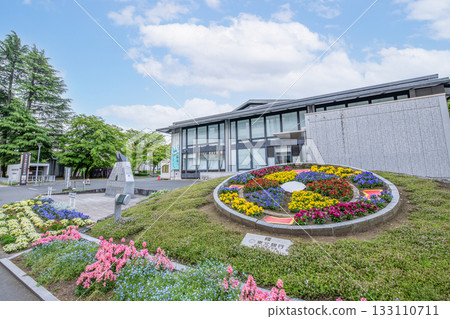 Morioka City, Iwate Prefecture, Morioka History and Culture Museum in fine weather Morioka City, Iwate Prefecture, Morioka History and Culture Museum in fine weather 133110711