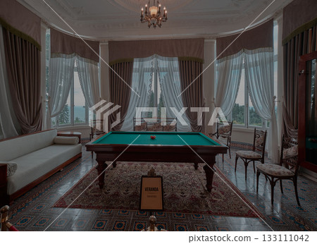 Trabzon -Turkey- September 25 2024: The Ataturk Pavilion a historical mansion that served as a residence for Mustafa Kemal Ataturk during his visits to the city . Trabzon -Turkey- September 25 2024: The Ataturk Pavilion a historical mansion that served as a residence for Mustafa Kemal Ataturk during his visits to the city . 133111042