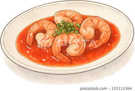 一幅線條柔和的插圖 133111364