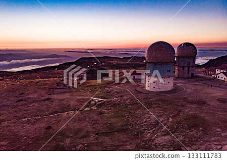 Serra da Estrela in Portugal. Torre peak. Serra da Estrela in Portugal. Torre peak. 133111783
