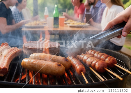 大自然的燒烤景色 133111802