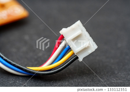 usb cable on dark background usb cable on dark background 133112351