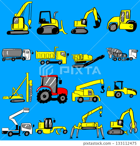 一套簡單的重型機械示意圖 133112475