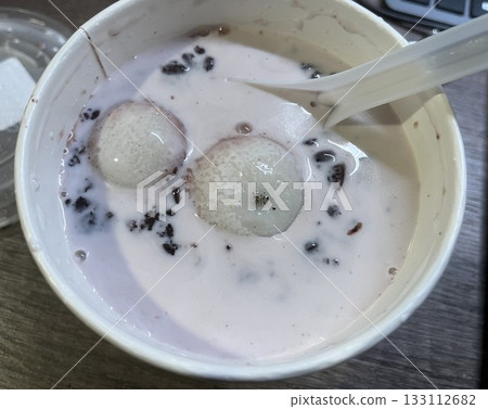 紫米椰奶湯圓 紫米椰奶湯圓 133112682