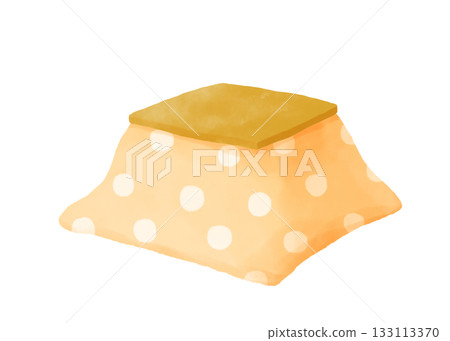 Watercolor polka dot kotatsu table Watercolor polka dot kotatsu table 133113370