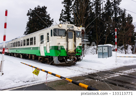 Winter on the Tadami Line, Uonuma City, Niigata Prefecture Winter on the Tadami Line, Uonuma City, Niigata Prefecture 133113771