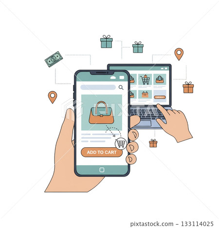 E-commerce site 133114025