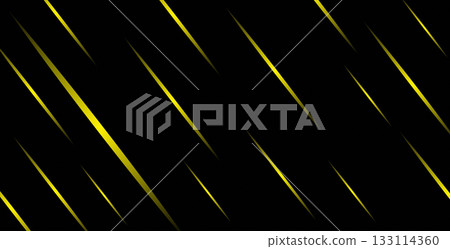 Glowing Abstract Lines with Motion and Contrast on Black Background 133114360