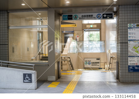 【白金高輪站】清晨1號出口附近 【白金高輪站】清晨1號出口附近 133114458