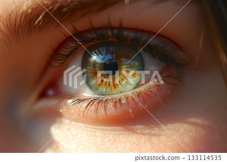 Up of a woman's eyes Up of a woman's eyes 133114535