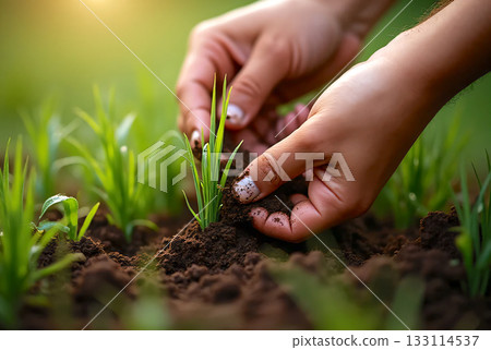 雙手插苗 133114537