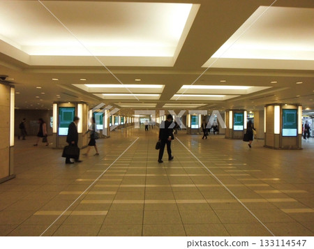 Underground passage leading to Tokyo Station Underground passage leading to Tokyo Station 133114547