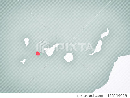 Map of Canary Islands - La Gomera 133114629