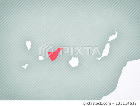 Map of Canary Islands - Tenerife 133114632