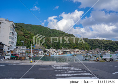 Scenery of Mihonoseki fishing port Scenery of Mihonoseki fishing port 133114680