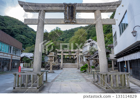 三保神宮的參道和鳥居 三保神宮的參道和鳥居 133114829